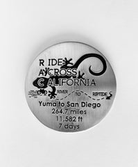 Ride Across California Medallion
