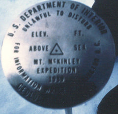McKinley (Denali) Pin Historic Elevation