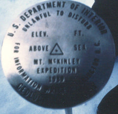 McKinley (Denali) Paperweight Historic Elevation